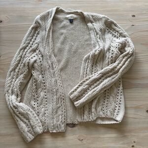Chunky knit cardigan